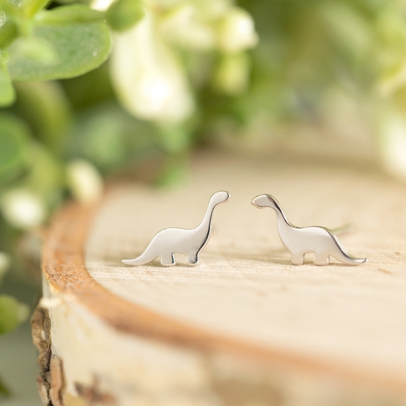 Tiny Dino Studs (S925) - Picture 3 of 7